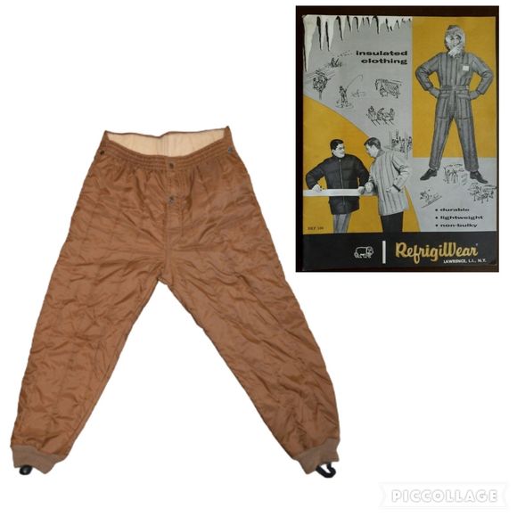 Vintage MCM RefrigiWear Cold Snow Insulated Stirrup Pants - Picture 1 of 9